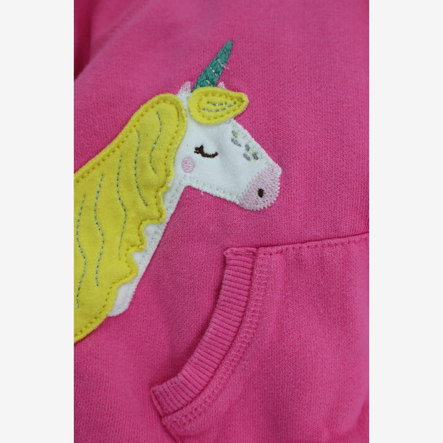 Hoodie Zip Pink Unicorn