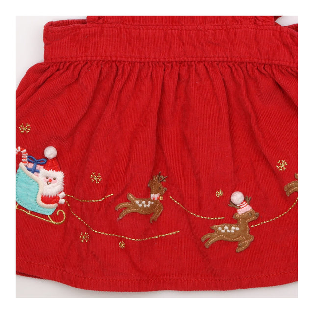 Pinafore Red Cord Santa's Sleigh