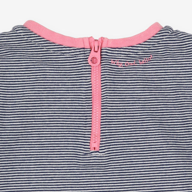 Dress Long Sleeved Navy Stripe Mouse and Owl