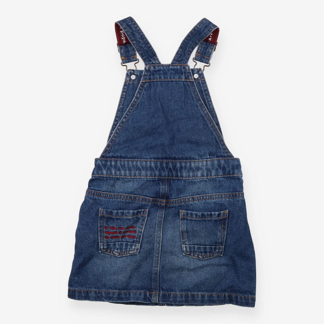 Roald dahl denim pinafore dress mr fox