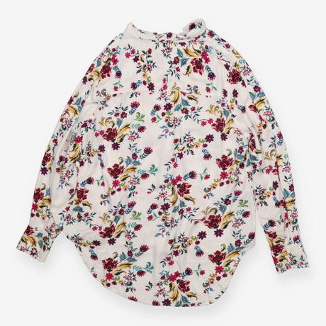 Womens Floral Print Casual Shirt Blouse