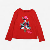 Penguin Christmas tree LS tee shine bright 