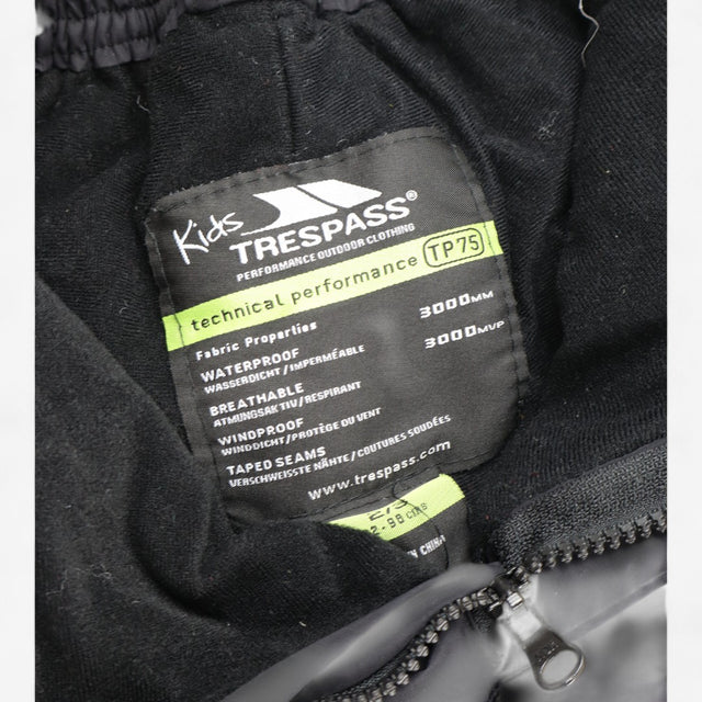 Salopettes black with zip pockets