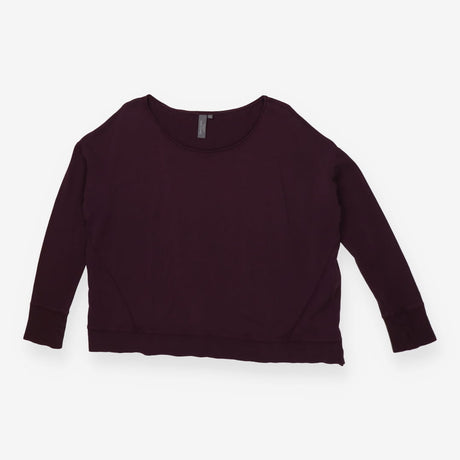 Sweater plum round neck