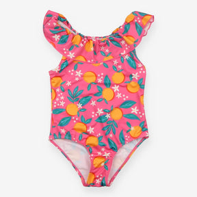 Swimsuit pink oranges