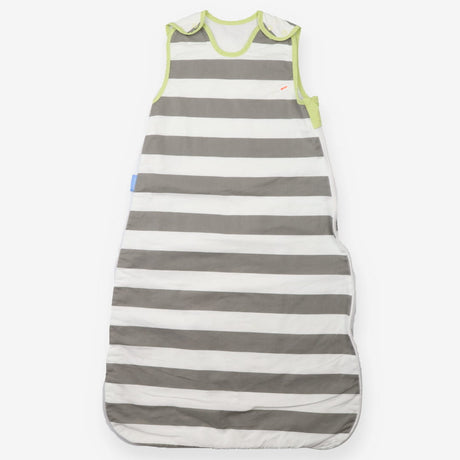 Sleepingbag large grey striped green edging 1.0tog
