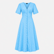 Dress Blue Heart Organic Cotton