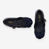 Ballet Pumps Navy with Bow