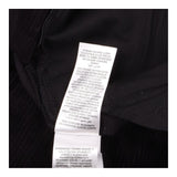 Trousers Black Corduroy Relaxed Tapered Cropped
