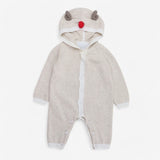 Cream Rudolph Knit Romper