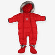 Poivre Blank red snowsuit with booties