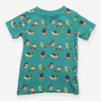 Green T-shirt with Birds
