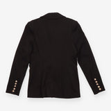 Mint Velvet Black Double Breasted Gold Button Mili