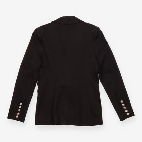 Mint Velvet Black Double Breasted Gold Button Mili