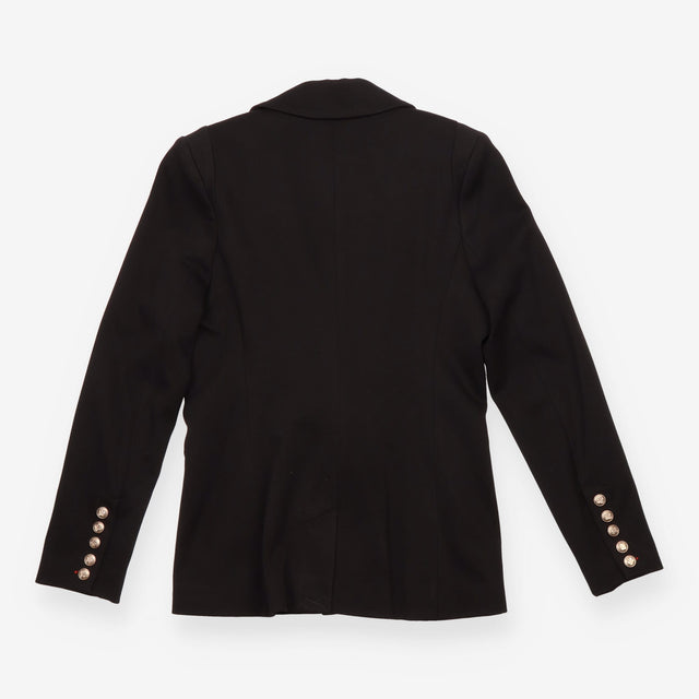 Mint Velvet Black Double Breasted Gold Button Mili