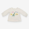 Jersey Sweater Cream '' I love sunshine'' Dinosaur