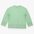 Mint Green Ribbed Long Sleeve Sweatshirt
