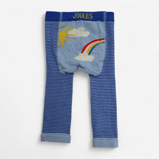 Knit Leggings Blue Sunshine & Rainbow