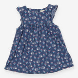 Cord navy dress hedgehogs and floral