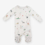 Sleepsuit white animals party