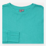 Sweaty Betty Sweatshirt Teal Blue Crew Neck Short 
