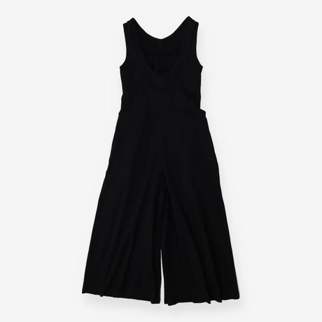 Jersey jumpsuit wide leg