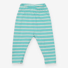 Leggings mint green stripe