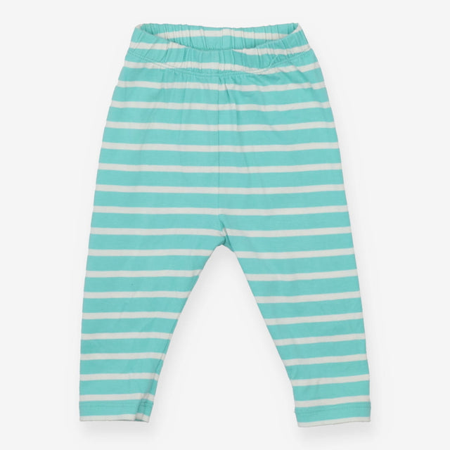 Leggings mint green stripe