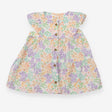 Woven Summer Dress Neon Flowers