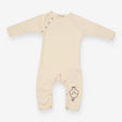 Natural playsuit with mouse