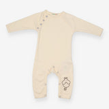 Natural playsuit with mouse