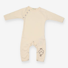Natural playsuit with mouse