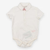 Bodysuit white shirt red bowtie
