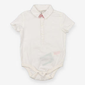 Bodysuit white shirt red bowtie