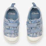 Canvas Trainer Blue Dinosaurs