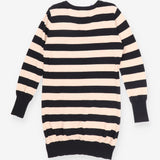 Black Beige V-Neck Popper Shoulder Nursing Knit Ju