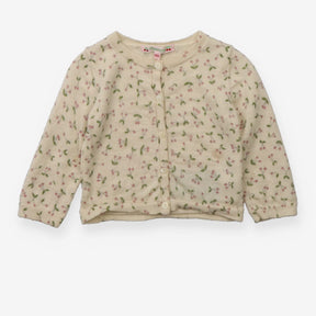 Cardigan cream cherries
