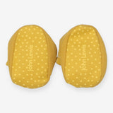 Yellow giraffe booties