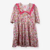 Bertie Mini Dress Smock Collar Cotton Dress
