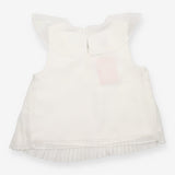 Sleeveless Top Chiffon White