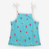Vest top blue ice lollies