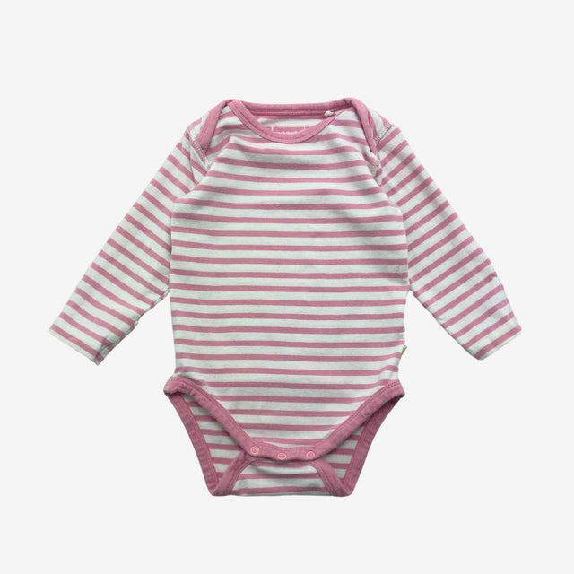 Whale and pink stripe bodysuits (pack of 2)