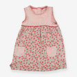  Dress Pink Stripes Floral with Pockets