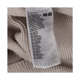 Moss Stitch Knit Sweater | Light Grey