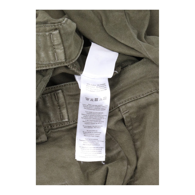 Trousers Khaki Green Cotton Chino Tapered Fit