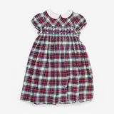 Dress Smock Collared Checked