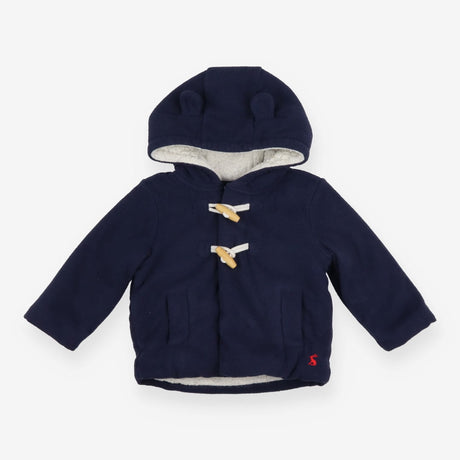 Duffle coat blue fleece lined