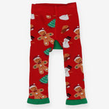 Leggings Red Christmas Snowman