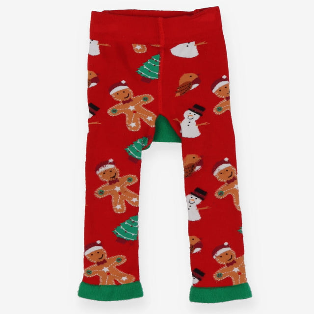 Leggings Red Christmas Snowman