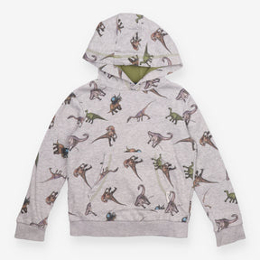 Hoodie Grey Natural History Museum Dinosaurs